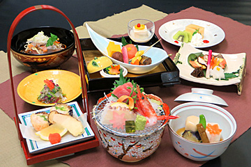 会席料理例