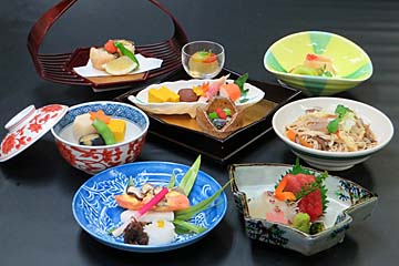 会席料理例