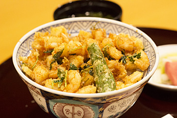 かき揚丼