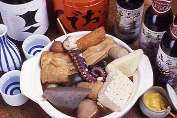 丸太ごうしのおでん盛合せ