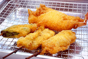 てんぐの串かつ、フライ各種
