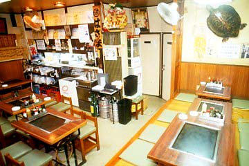 もんじゃ はざまの月島駅より5～6分、40人までの支店あり