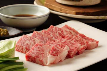 博多味問屋 いちにち一膳の佐賀牛・宮崎牛サーロインの溶岩焼き