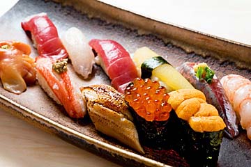 築地玉寿司 舞浜イクスピアリ店のメニュー例