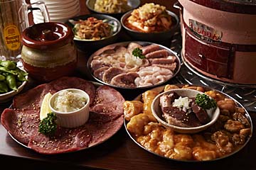 房総ホルモン 渋谷本店のメニュー例