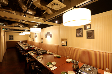 北の味紀行と地酒 北海道 大手町店の広々と開放感のある明るい店内