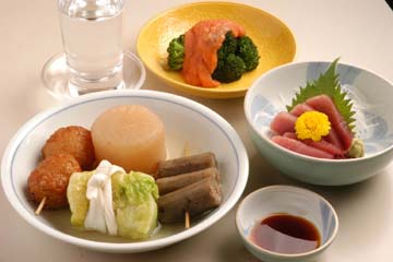 おでん おぐ羅のメニュー例