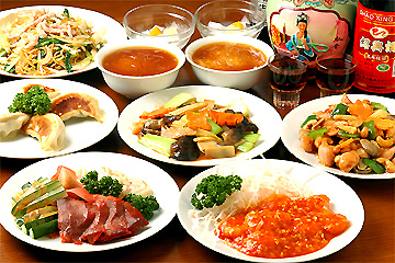 中国家庭料理 春夏冬の夏コース＜8品＞ 3000円