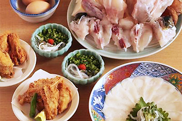 とらふぐ亭 両国店のコース一例