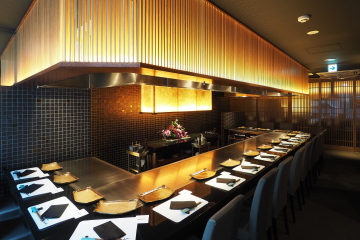 神戸牛すてーき Ishida 生田新道店のメインカウンター席
