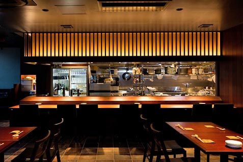 『もつ吉 渋谷店』の店内