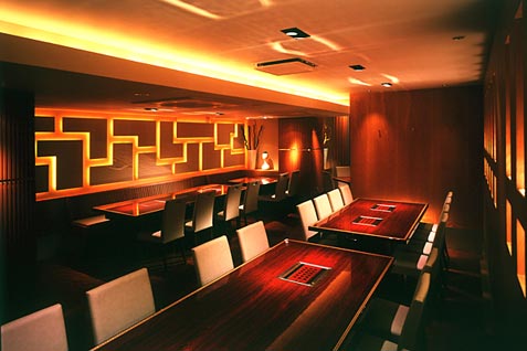 「叙々苑 渋谷店（ジョジョエン シブヤテン）」の店内