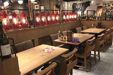 『神田の肉バル ＲＵＭＰＣＡＰ池袋西口店』店内イメージ