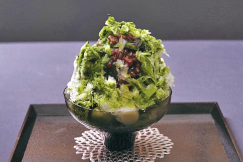 『京都宇治 藤井茗縁』の「宇治抹茶かき氷」
