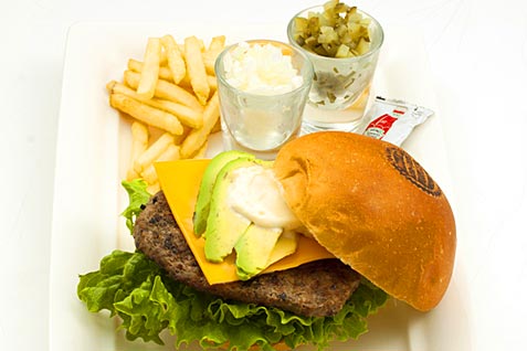 「cafe add＋ress 池袋パルコ店」のバーガー