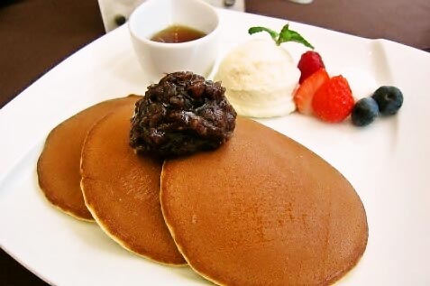 『BUNMEIDO CAFE GINZA』のパンケーキ