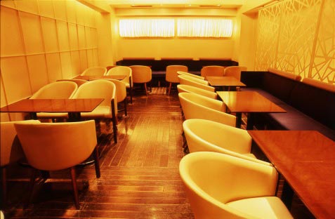 『NOA CAFE 銀座』の店内