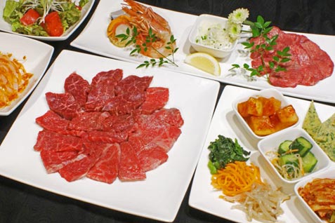 「焼肉・韓国酒家 絵のある街 上野店」の「お気軽コース」