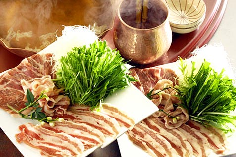 「お菜屋 わだ家 大阪お初天神店」の豚しゃぶ