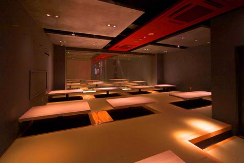 「お菜屋 わだ家 大阪お初天神店」の座敷席