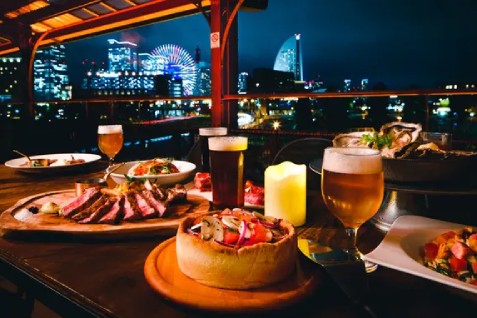 「ブッチャー・リパブリック 横浜赤レンガ シカゴピザ & ビア」の料理例