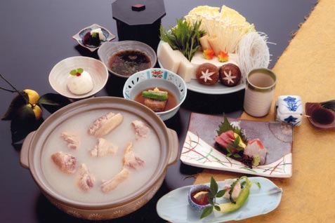 『京料理・鍋料理 鳥久』の「若鶏の水だき」