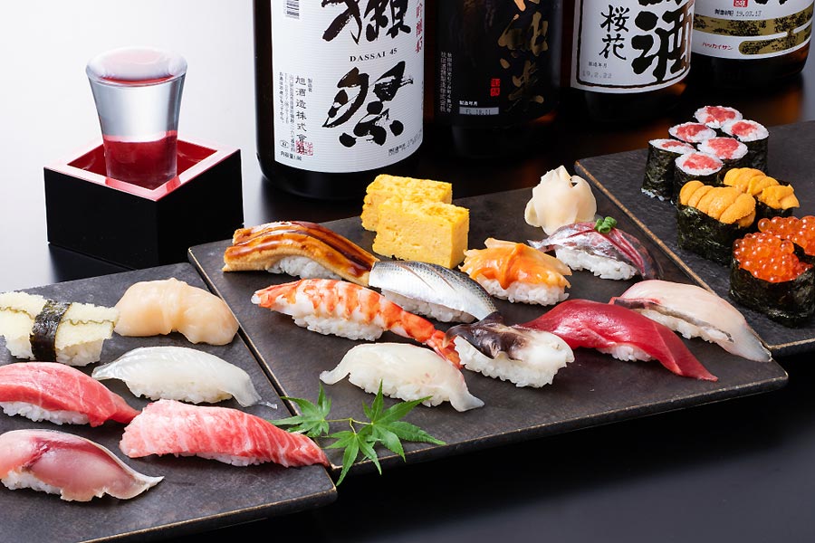 時間無制限！高級寿司や獺祭などが食べ飲み放題！ 女性4,000円・男性5,000円！ 「築地日本海 新宿西口店」で開催