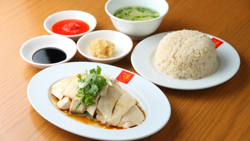 『威南記海南鶏飯』の「スチームチキンライス」