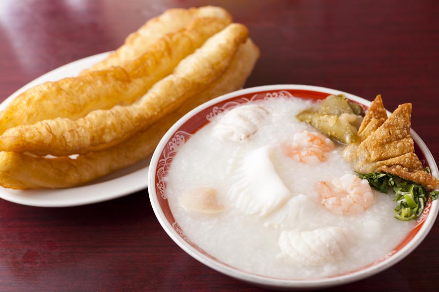 「馬さんの店 龍仙」のお粥