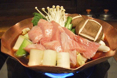 『浅草 一文 本店』のおすすめ「江戸ねぎま鍋」