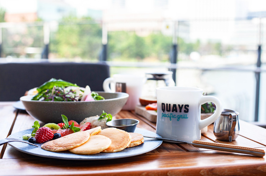 「QUAYS pacific grill」のモーニング
