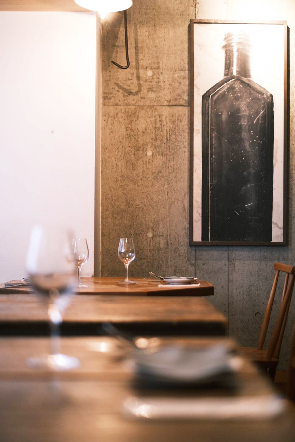「Bistro Rojiura」の店内
