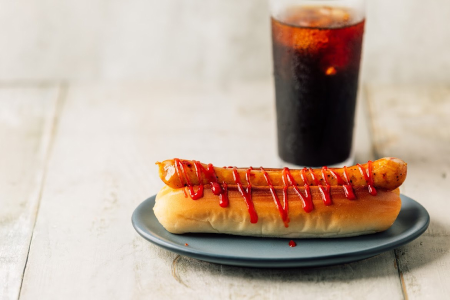 「Tameals 品川店」の「ホットドックセット」