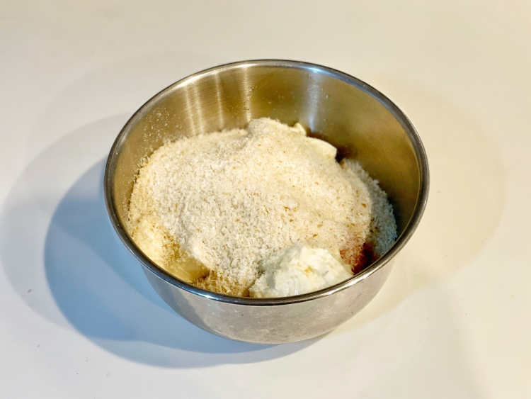 「レンジで作る簡単豆腐ハンバーグ」のレシピ