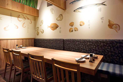 「北海道はでっかい道 オホーツクの恵み 網走市 西新橋店」店内イメージ