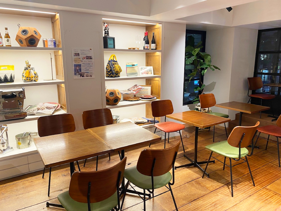 「d'une rarete(デュヌラルテ)」の店内