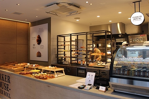 『PARKER HOUSE BUTTER ROLL』店内