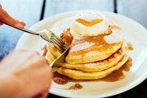 「IVY PLACE」の朝食パンケーキ