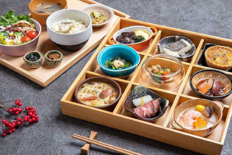 「銀座朝食ラボ」のビュッフェ例