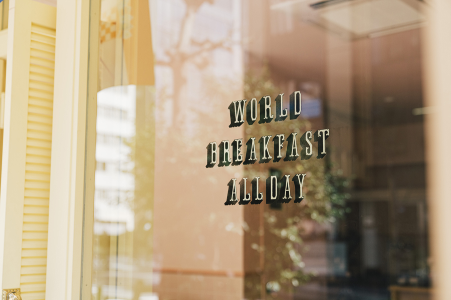 「WORLD BREAKFAST ALLDAY 銀座店」の外観
