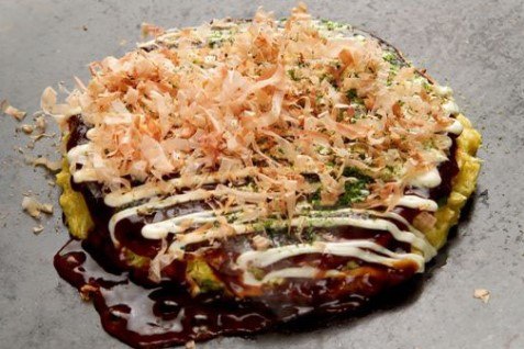 「お好み焼き ゆかり 千日前店」のお好み焼き例