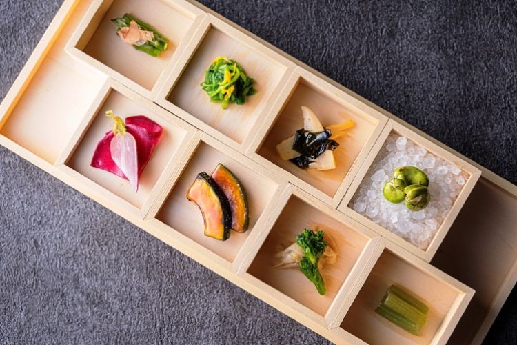 「現代里山料理 ZEN HOUSE（ゼン ハウス）」の朝食