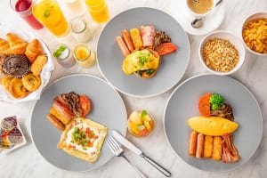 ヒルトン東京「マーブルラウンジ」のモーニング