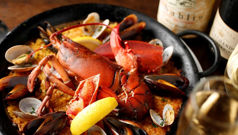 『Mar Mare』の「オマール海老のパエリア」