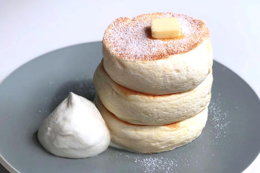 『MICASADECO&CAFÉ 大阪』の「リコッタチーズのパンケーキ」