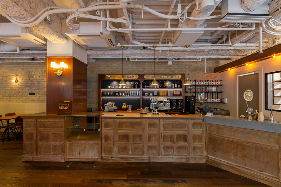『SCHOOL BUS COFFEE STOP KYOTO』店内イメージ