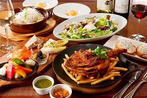 「新宿中村屋グランナ」の料理例