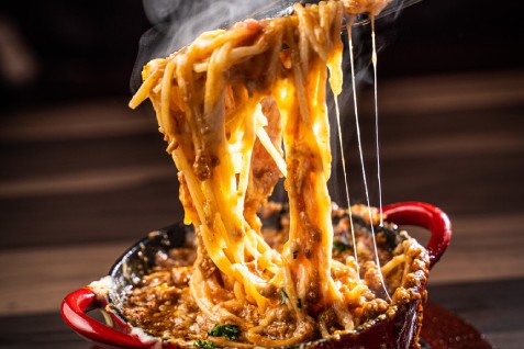 「Italianbar ATTACHMENT 新宿西口店」の「溶岩パスタ」