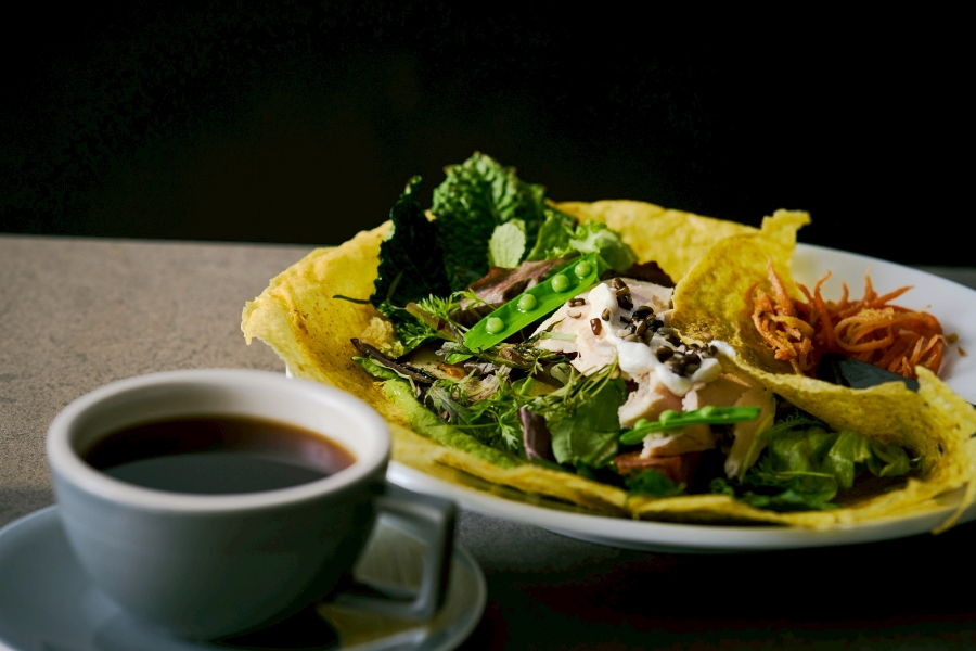 「野菜クレープ」